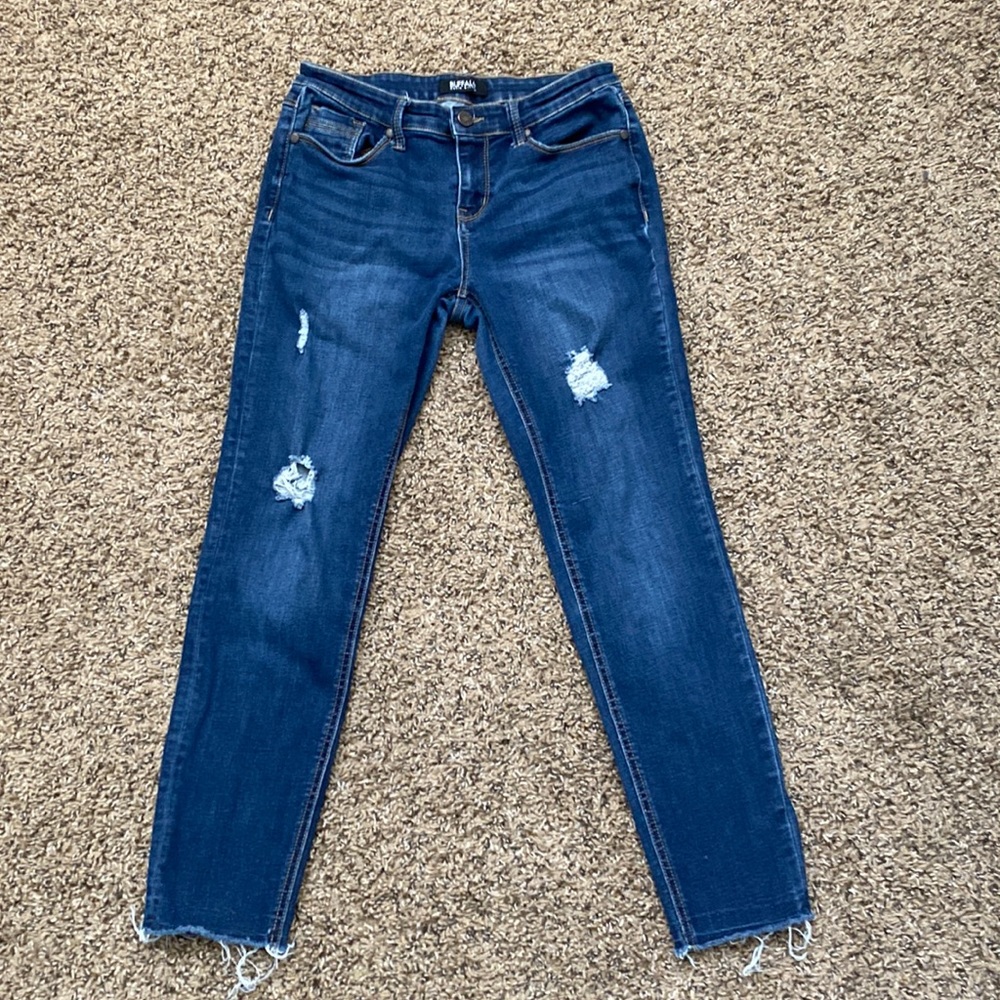 Buffalo David Bitton Womens size 4/27 dark wash skinny jeans